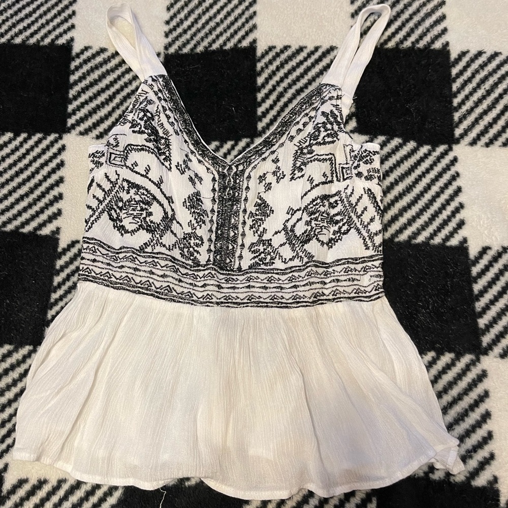 Black and White tank top